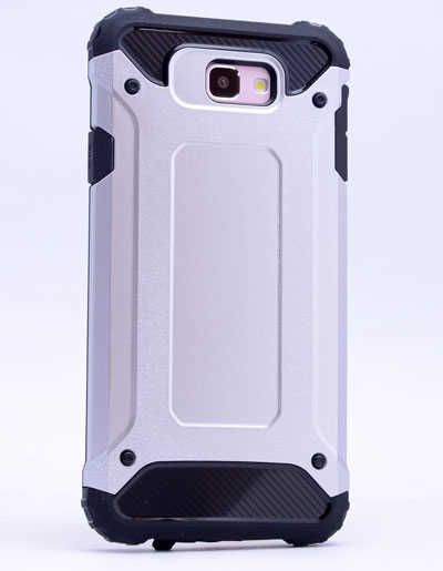 Galaxy J5 Prime Kılıf Zore Crash Silikon Kapak Gri