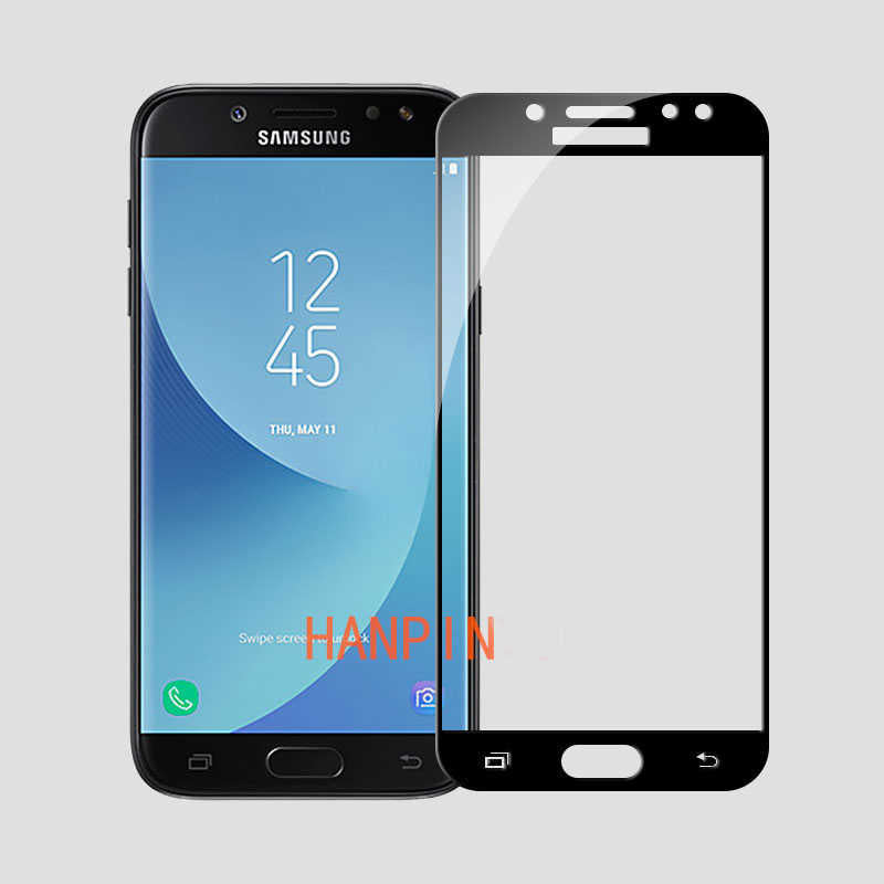 Galaxy J530 Pro Zore Ekranı Tam Kaplayan Düz Cam Koruyucu Gold