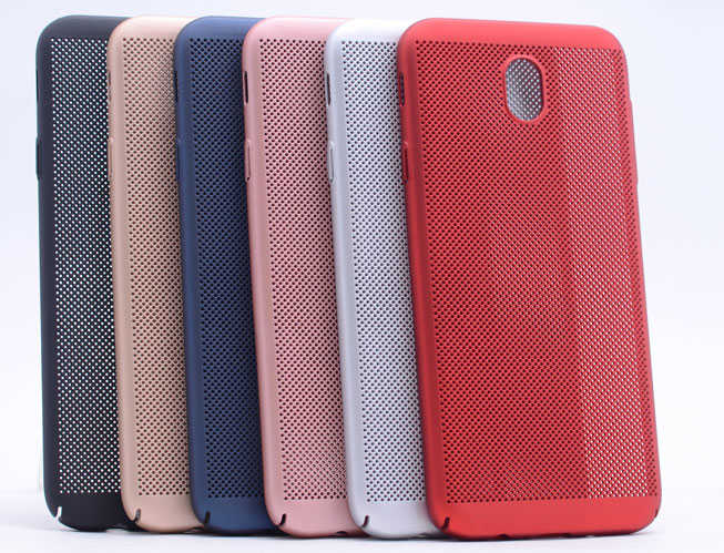 Galaxy J530 Pro Kılıf Zore Delikli Rubber Kapak Gri