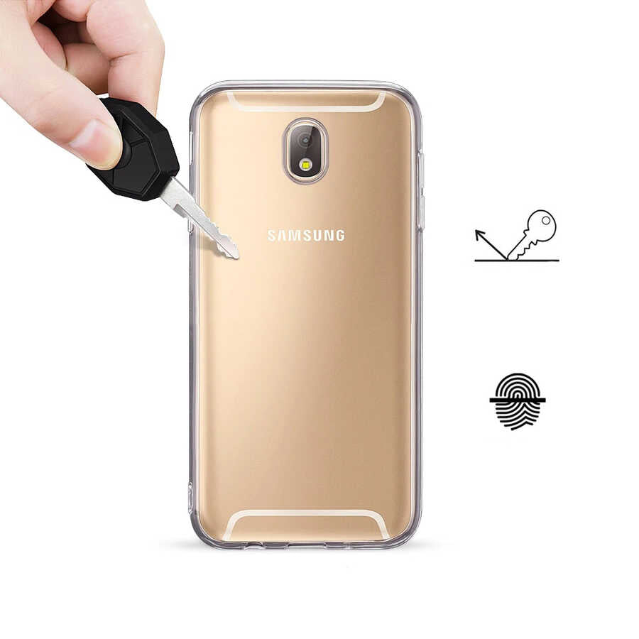 Galaxy J530 Pro Kılıf Zore Süper Silikon Kapak Renksiz