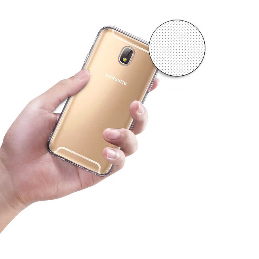 Galaxy J530 Pro Kılıf Zore Süper Silikon Kapak Renksiz