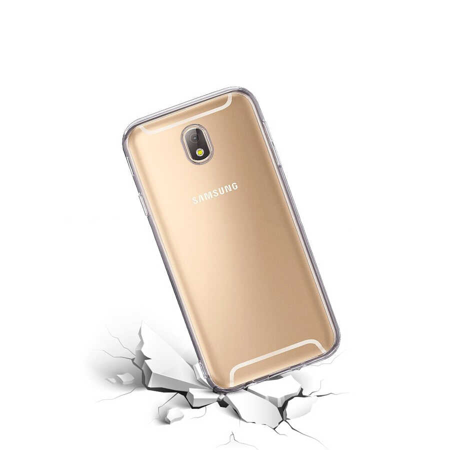 Galaxy J530 Pro Kılıf Zore Süper Silikon Kapak Renksiz