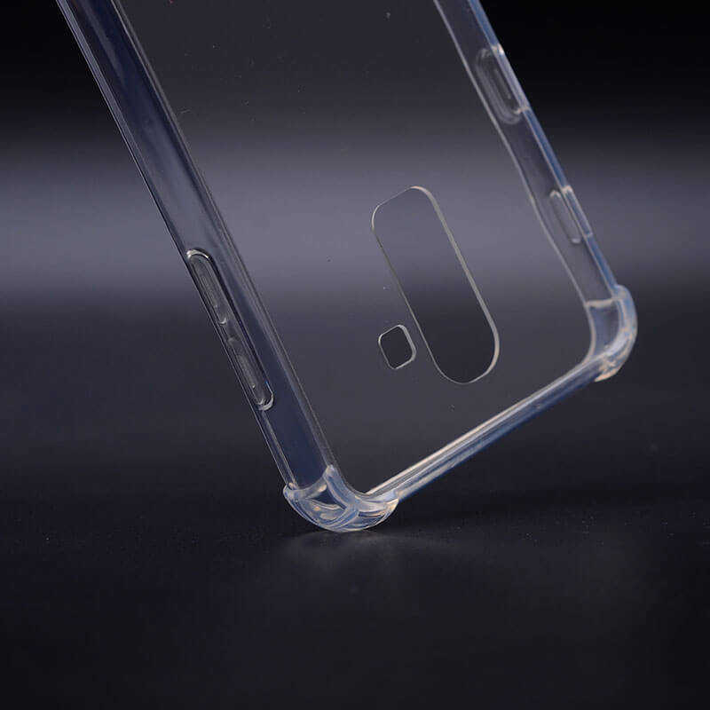 Galaxy J6 Plus Kılıf Zore Nitro Anti Shock Silikon Renksiz