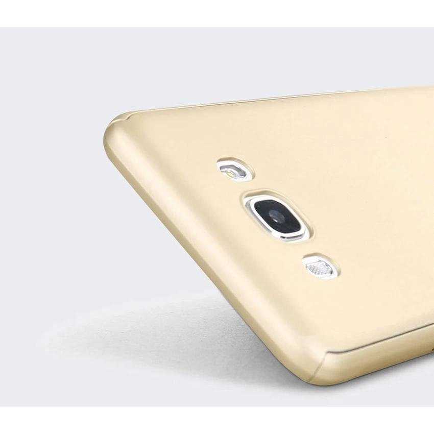 Galaxy J7 Core Kılıf Zore 360 3 Parçalı Rubber Kapak Mürdüm