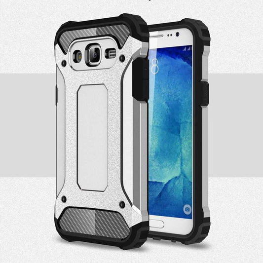 Galaxy J7 Kılıf Zore Crash Silikon Kapak Gri