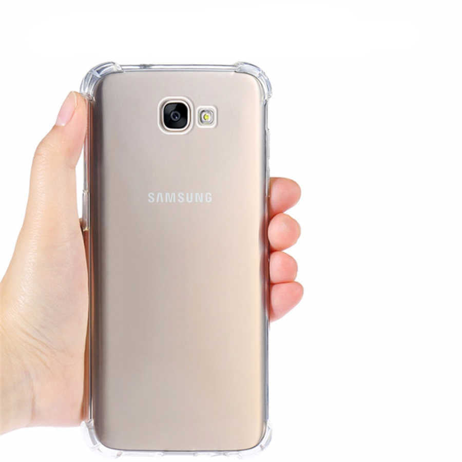 Galaxy J7 Prime Kılıf Zore Nitro Anti Shock Silikon Renksiz