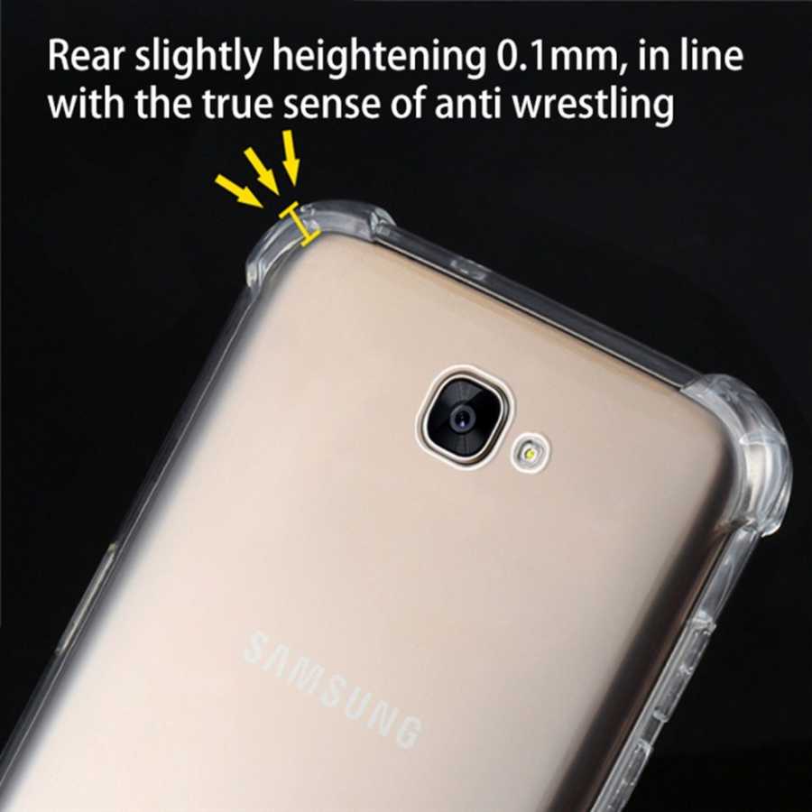 Galaxy J7 Prime Kılıf Zore Nitro Anti Shock Silikon Renksiz