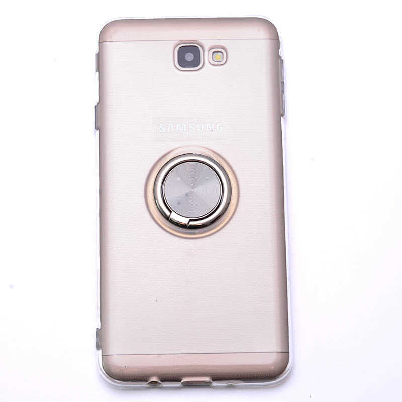 Galaxy J7 Prime Kılıf Zore Les Silikon Gold