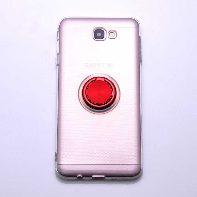 Galaxy J7 Prime Kılıf Zore Les Silikon Kırmızı