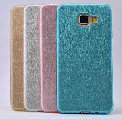 Galaxy J7 Prime Kılıf Zore Shining Silikon Rose Gold