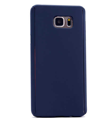 Galaxy Note 5 Kılıf Zore 360 3 Parçalı Rubber Kapak Gold