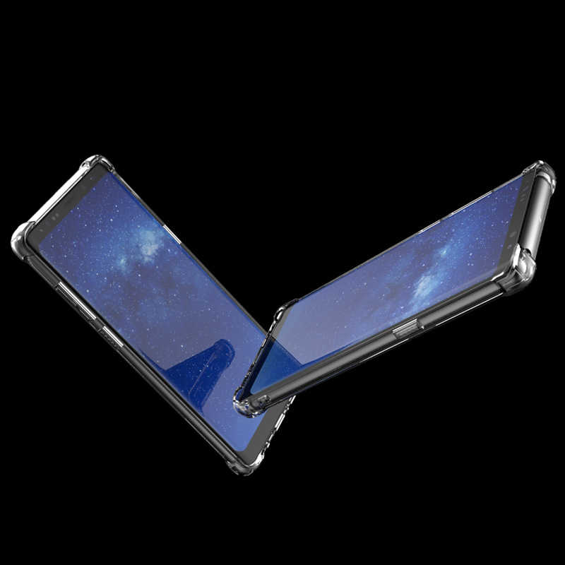 Galaxy Note 8 Kılıf Zore Nitro Anti Shock Silikon Renksiz
