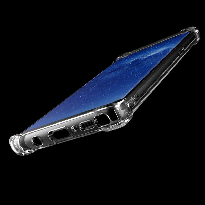 Galaxy Note 8 Kılıf Zore Nitro Anti Shock Silikon Renksiz