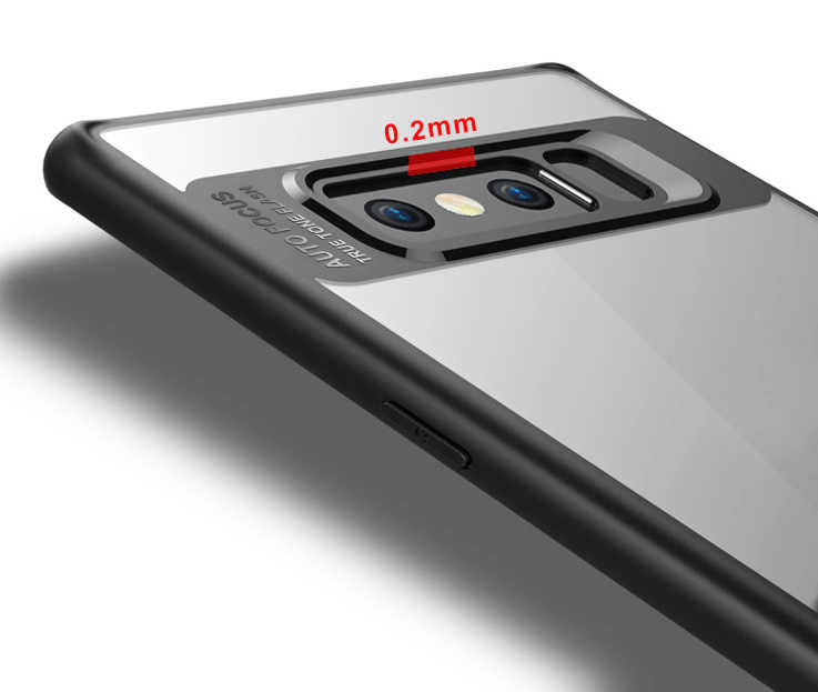 Galaxy Note 8 Kılıf Zore Buttom Kapak Mavi