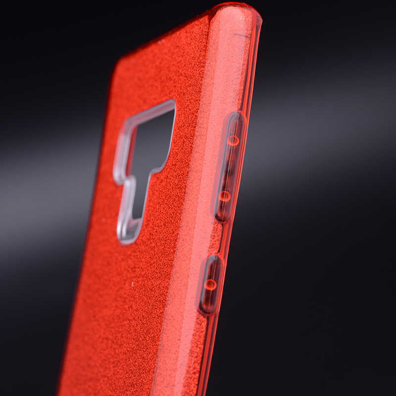 Galaxy Note 9 Kılıf Zore Shining Silikon Rose Gold