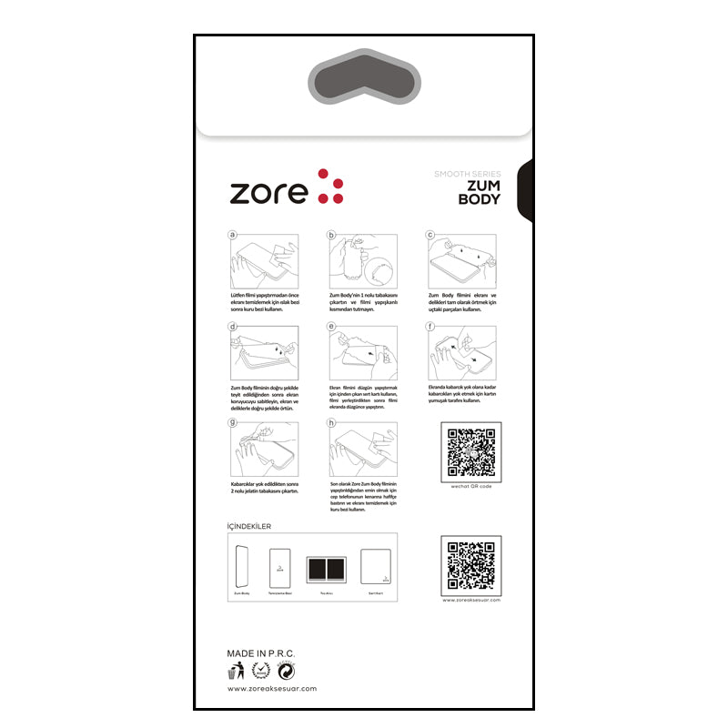 Galaxy S21 Plus Zore Ön Arka Zum Body Ekran Koruyucu Renksiz