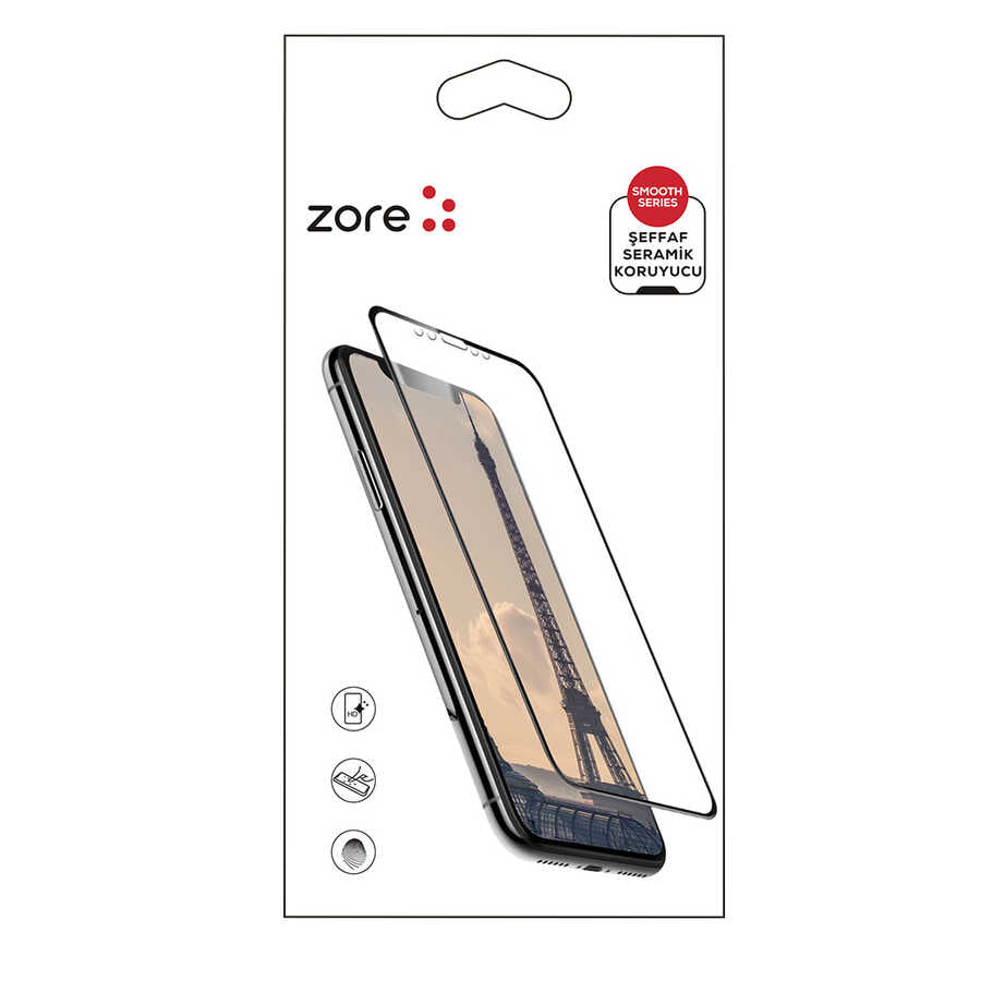 Galaxy S23 FE Zore Seramik Ekran Koruyucu Siyah