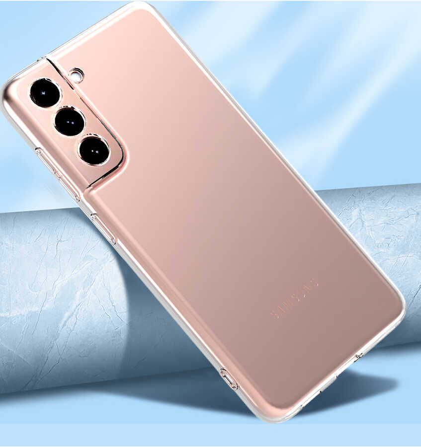 Galaxy S23 Plus Kılıf Zore Kamera Korumalı Süper Silikon Kapak Renksiz