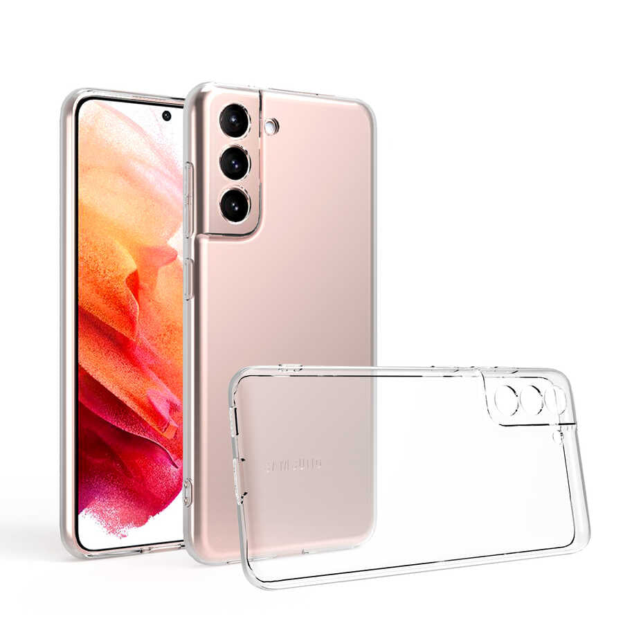 Galaxy S23 Plus Kılıf Zore Kamera Korumalı Süper Silikon Kapak Renksiz