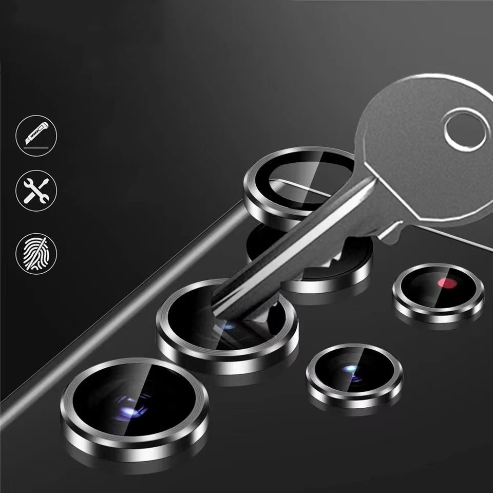 Galaxy S23 Plus Zore Kamera Lens Koruyucu Cam Filmi Gümüş