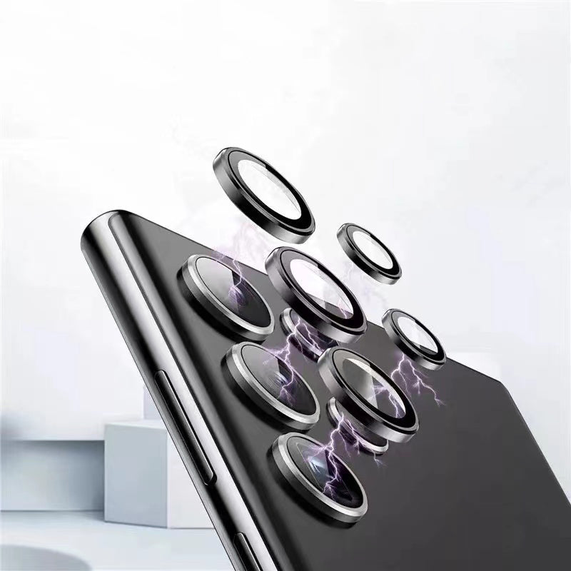 Galaxy S23 Plus Zore Kamera Lens Koruyucu Cam Filmi Gümüş