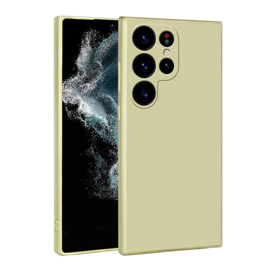 Galaxy S23 Ultra Kılıf Zore Premier Silikon Kapak Gold