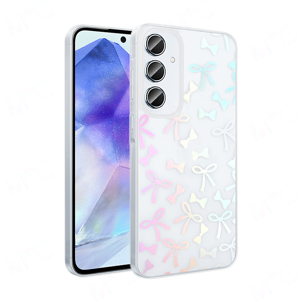 Galaxy S24 FE Kılıf Şeffaf Figürlü Zore Folk Sert Kapak Çilek