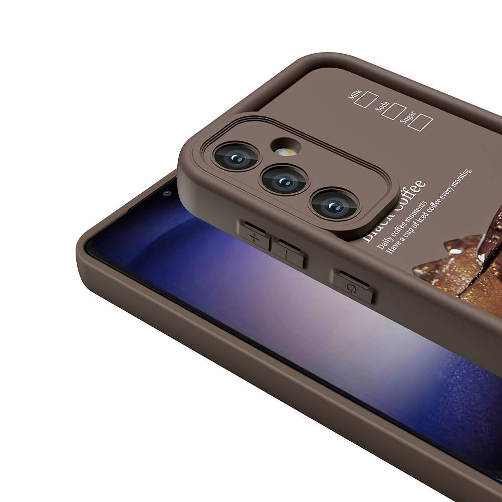 Galaxy S24 Kılıf Kamera Korumalı Baskılı Arka Yüzey Zore Klas Kapak Siyah