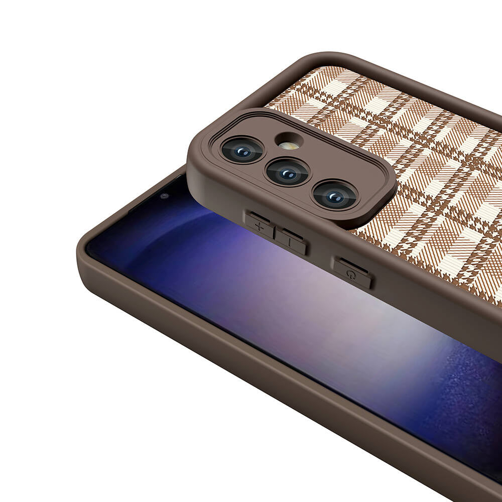 Galaxy S24 Kılıf Kamera Korumalı Baskılı Arka Yüzey Zore Klas Kapak Beyaz