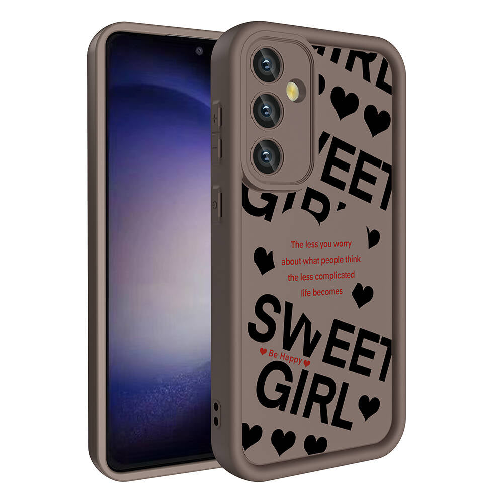 Galaxy S24 Kılıf Kamera Korumalı Baskılı Arka Yüzey Zore Klas Kapak Siyah