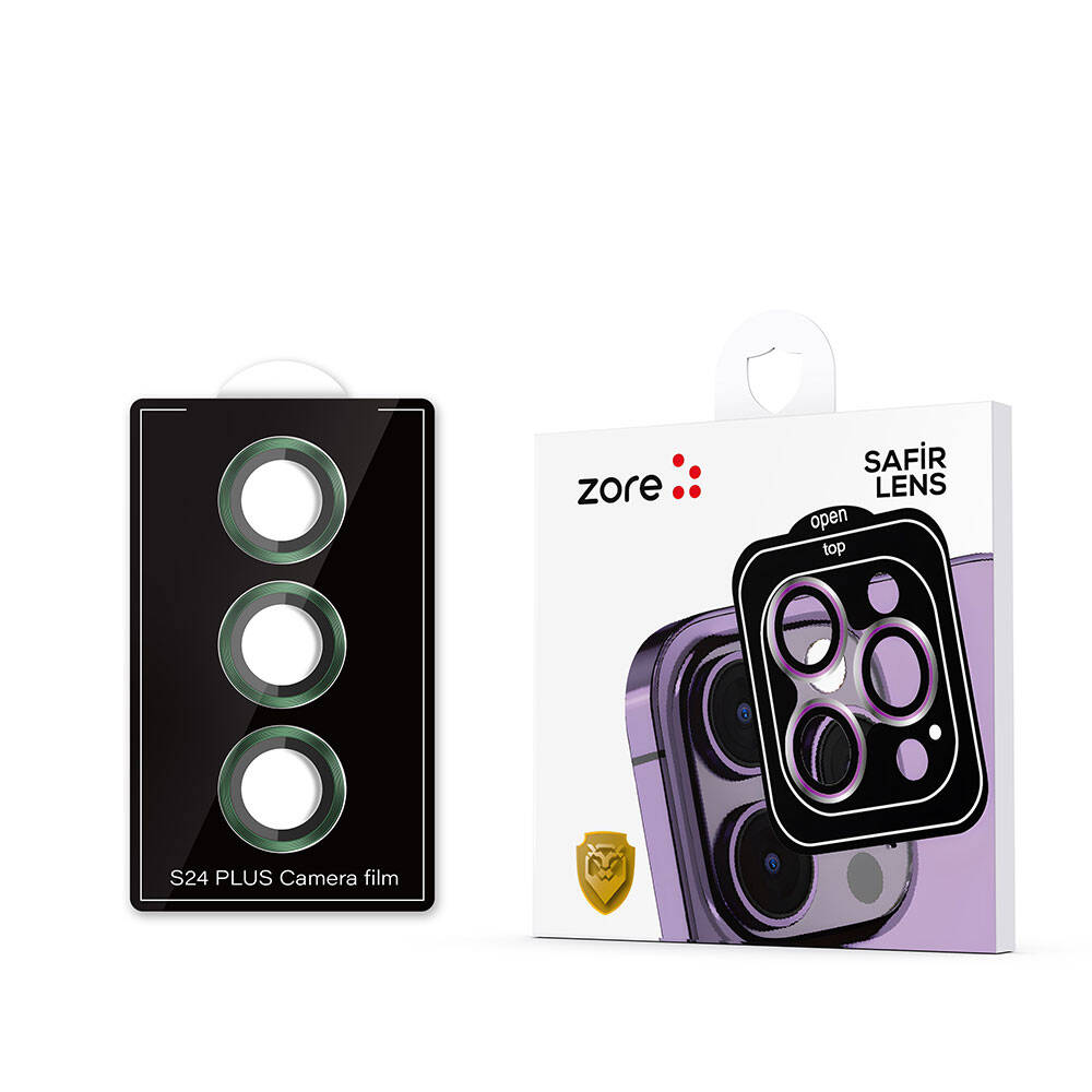 Galaxy S24 Zore Kamera Lens Koruyucu Cam Filmi Titanyum
