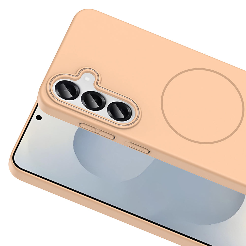 Galaxy S25 Plus Kılıf Magsafe Şarj Özellikli Zore Ruby Sert Kapak Siyah