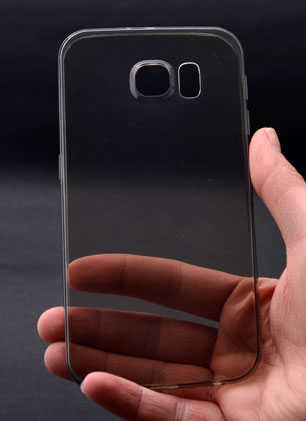 Galaxy S7 Kılıf Zore İmax Silikon Kılıf Füme