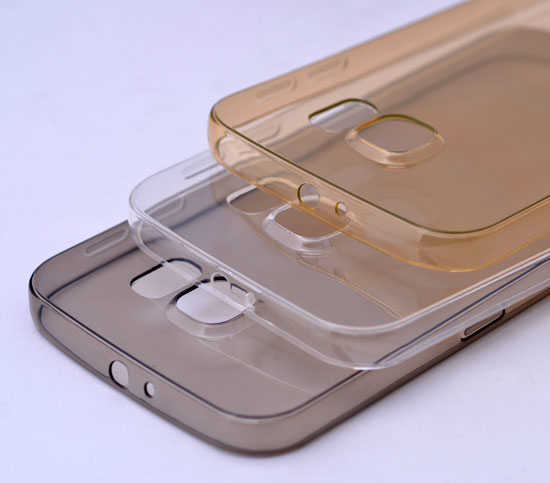 Galaxy S7 Kılıf Zore İmax Silikon Kılıf Füme