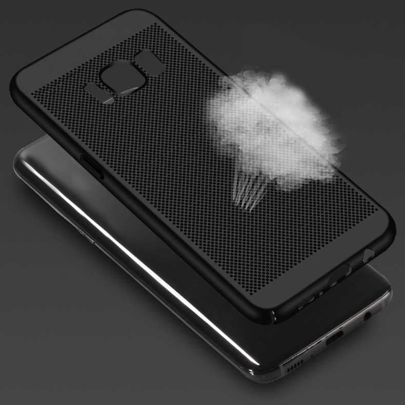Galaxy S8 Kılıf Zore Delikli Rubber Kapak Lacivert