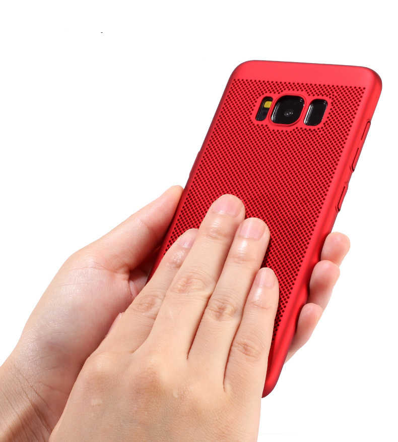 Galaxy S8 Kılıf Zore Delikli Rubber Kapak Lacivert