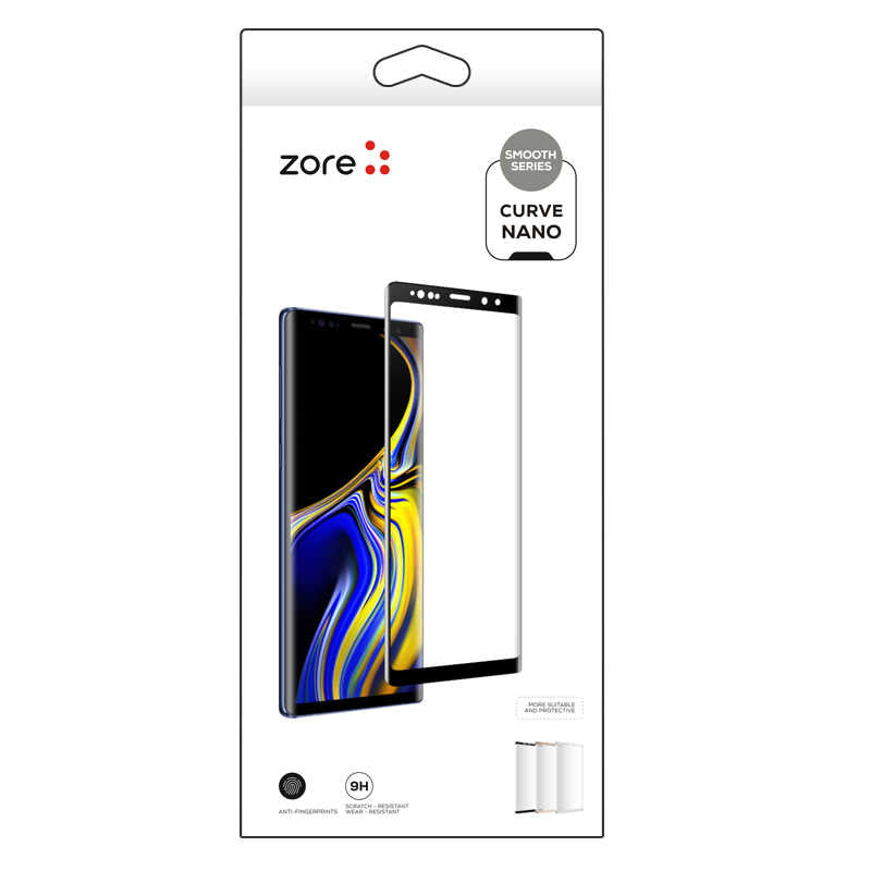 Galaxy S8 Plus Zore 3D Short Curve Nano Ekran Koruyucu Siyah
