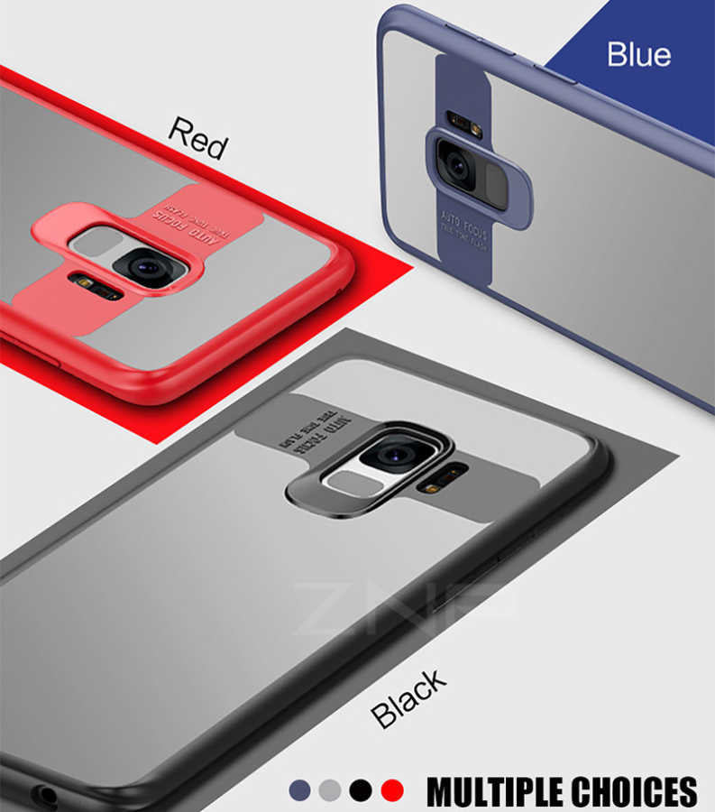 Galaxy S9 Kılıf Zore Buttom Kapak Kırmızı