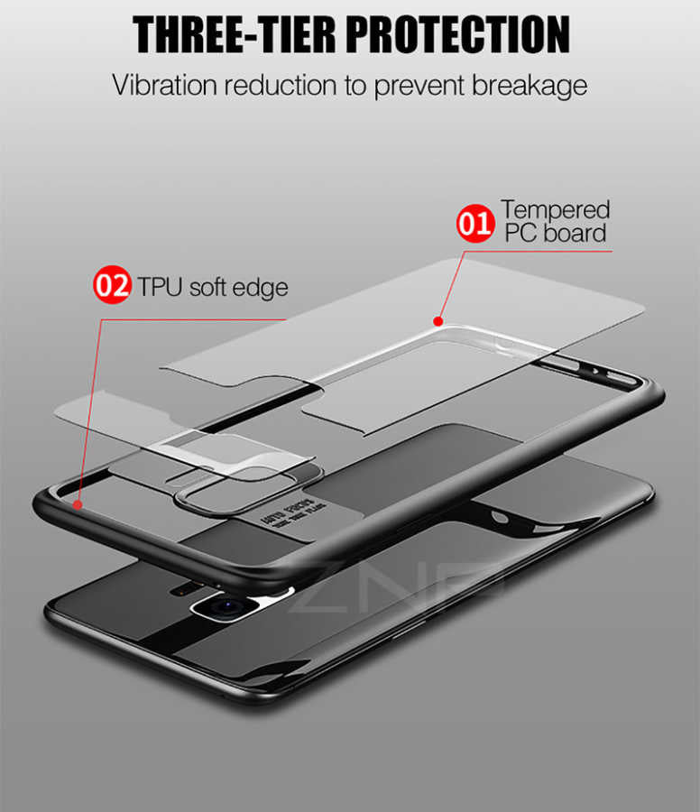 Galaxy S9 Kılıf Zore Buttom Kapak Kırmızı