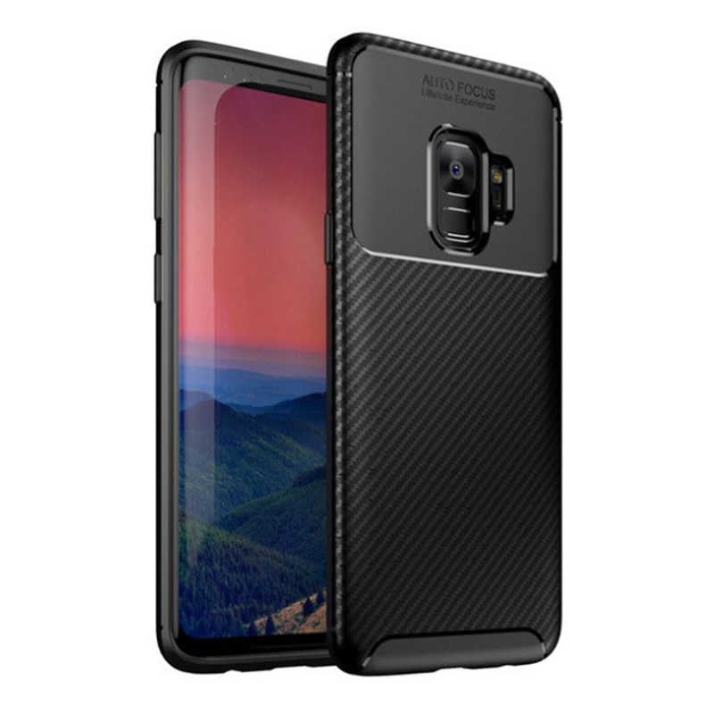 Galaxy S9 Kılıf Zore Negro Silikon Kapak Siyah