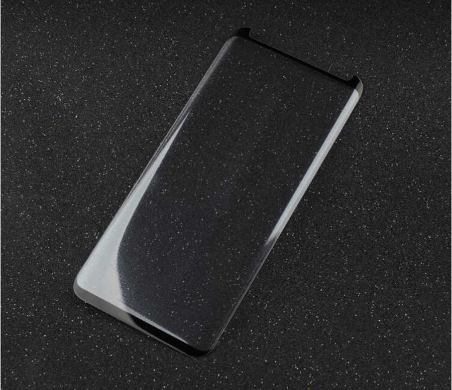 Galaxy S9 Plus Zore Full Yapışkanlı Cam Ekran Koruyucu Siyah