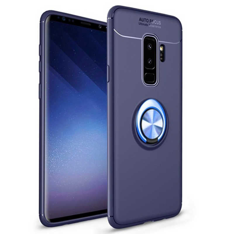 Galaxy S9 Plus Kılıf Zore Ravel Silikon Kapak Mavi