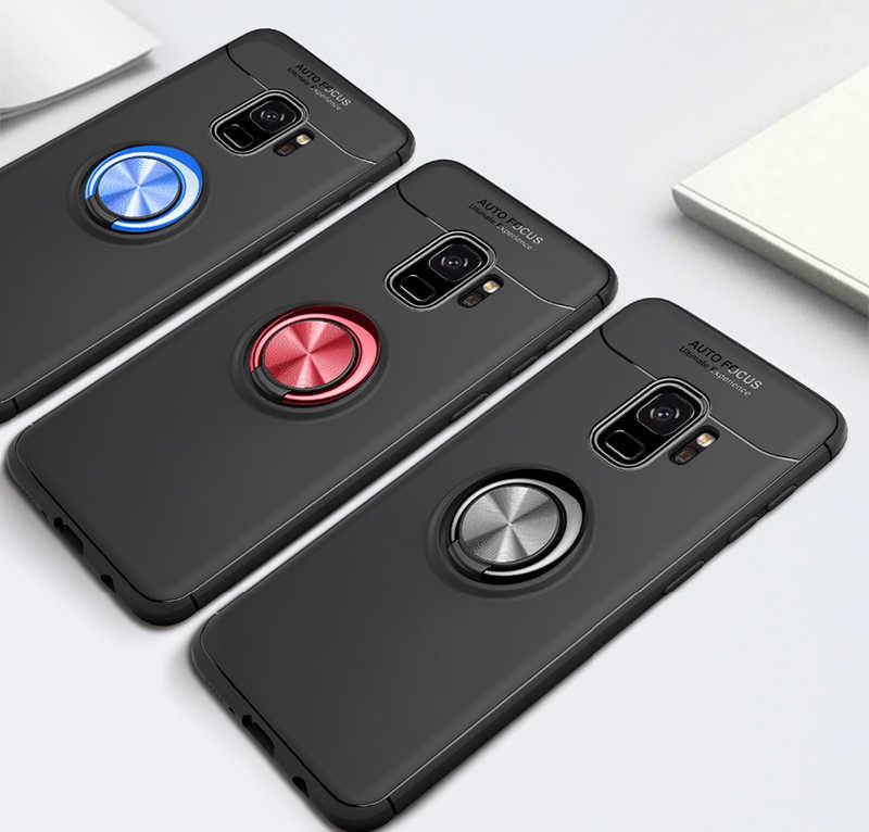 Galaxy S9 Kılıf Zore Ravel Silikon Kapak Mavi