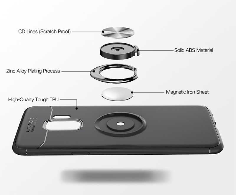 Galaxy S9 Kılıf Zore Ravel Silikon Kapak Mavi