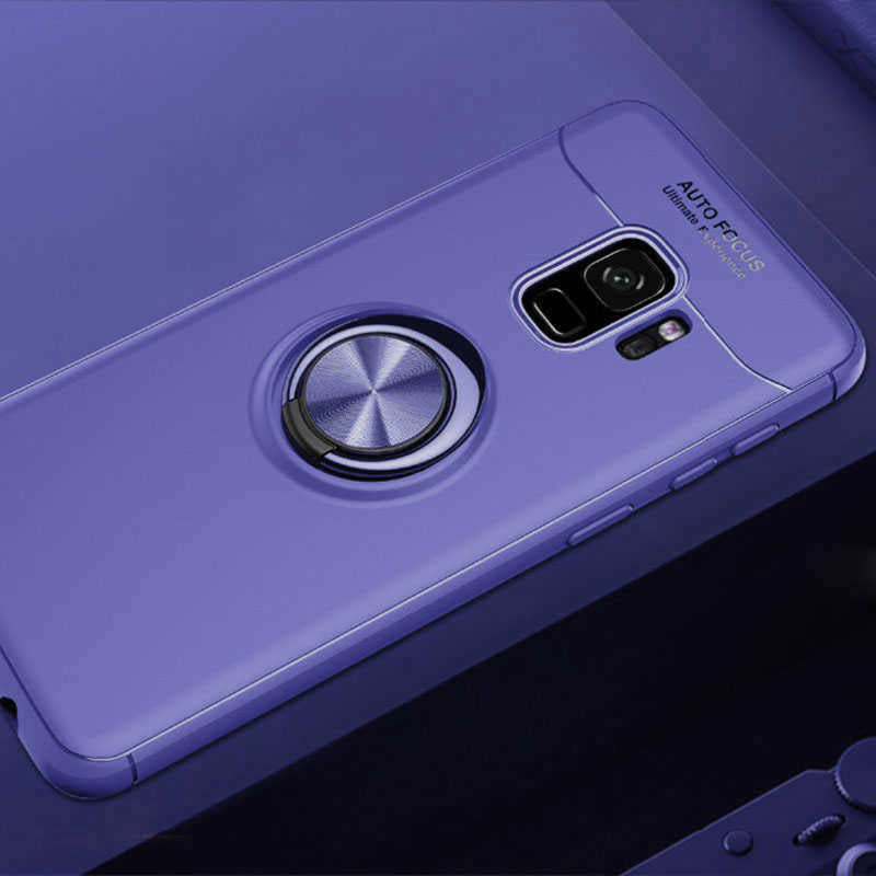 Galaxy S9 Kılıf Zore Ravel Silikon Kapak Mavi