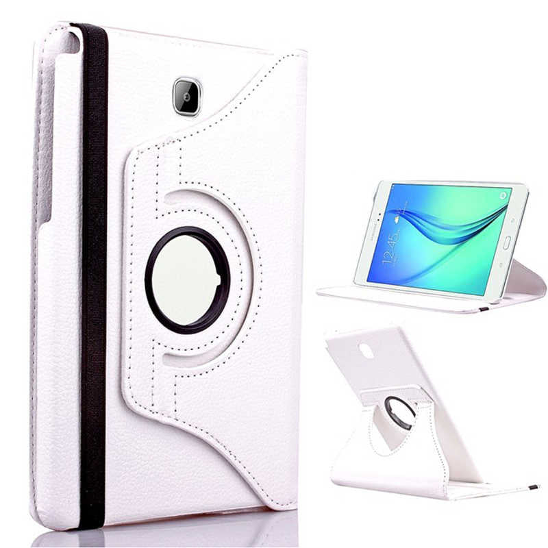 Galaxy Tab 4 10.1 T530 Zore Dönebilen Standlı Kılıf Kırmızı