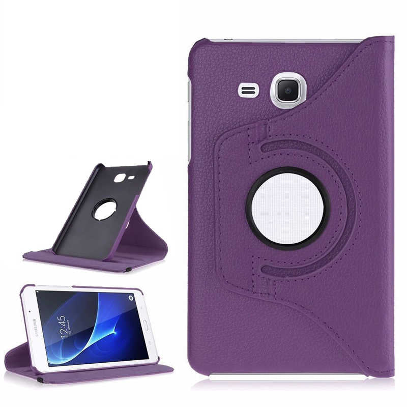 Galaxy Tab A 10.1 2016 P580 Zore Dönebilen Standlı Kılıf Mor