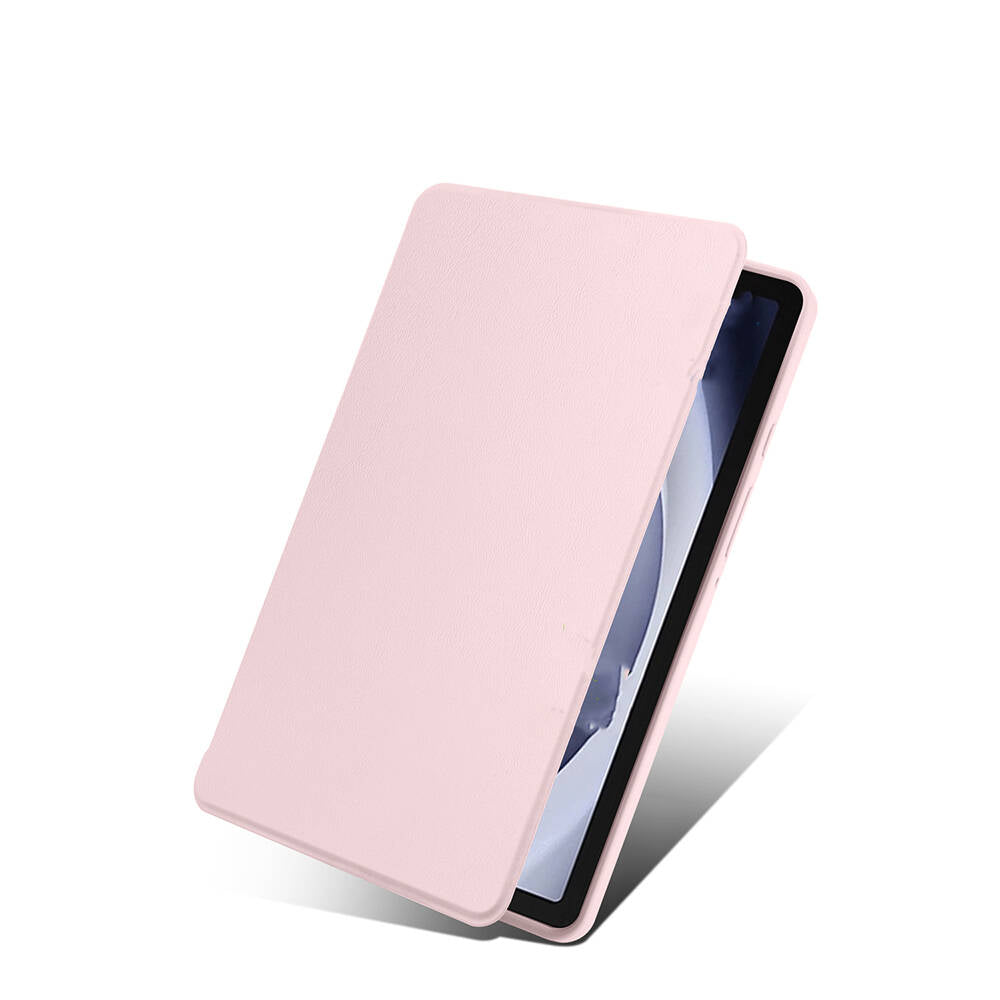 Galaxy Tab A9 Kılıf Zore Termik Kalem Bölmeli Dönebilen Standlı Kılıf Lacivert