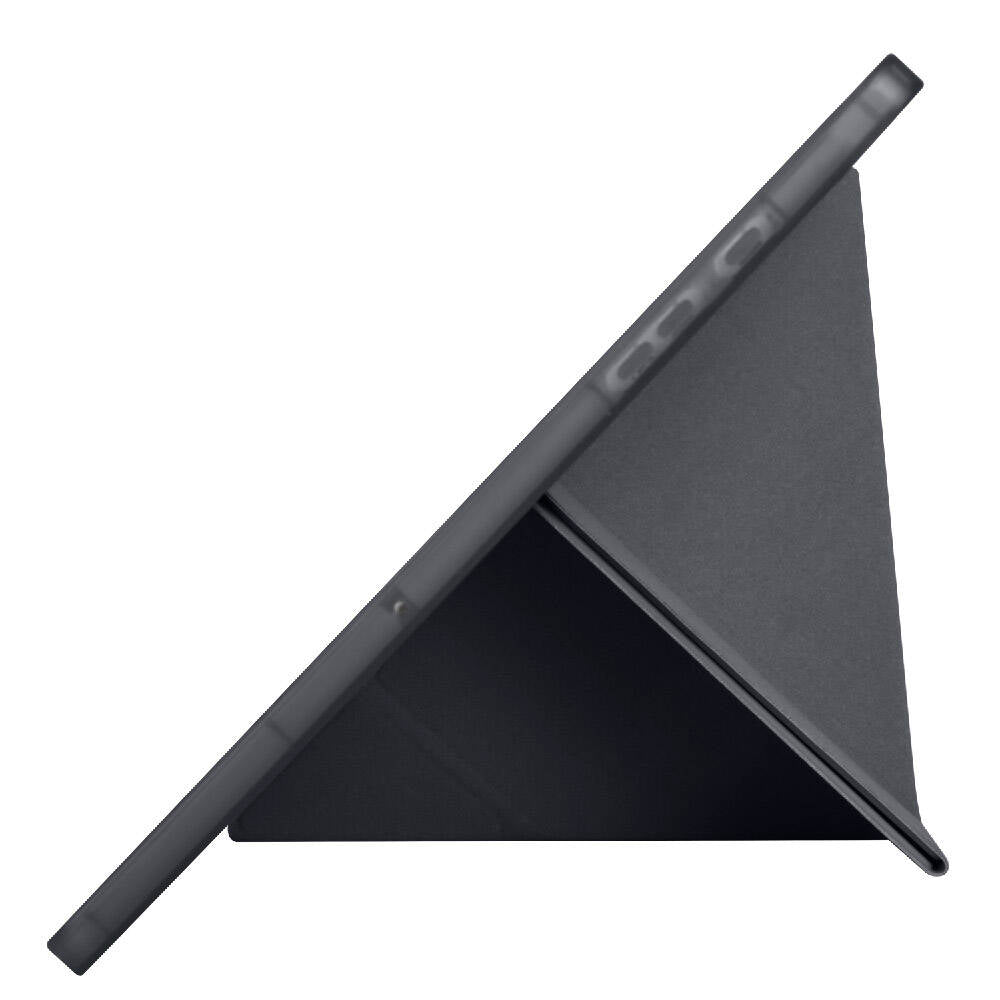 Galaxy Tab A9 Kılıf Zore Tri Folding Kalem Bölmeli Standlı Kılıf Mor