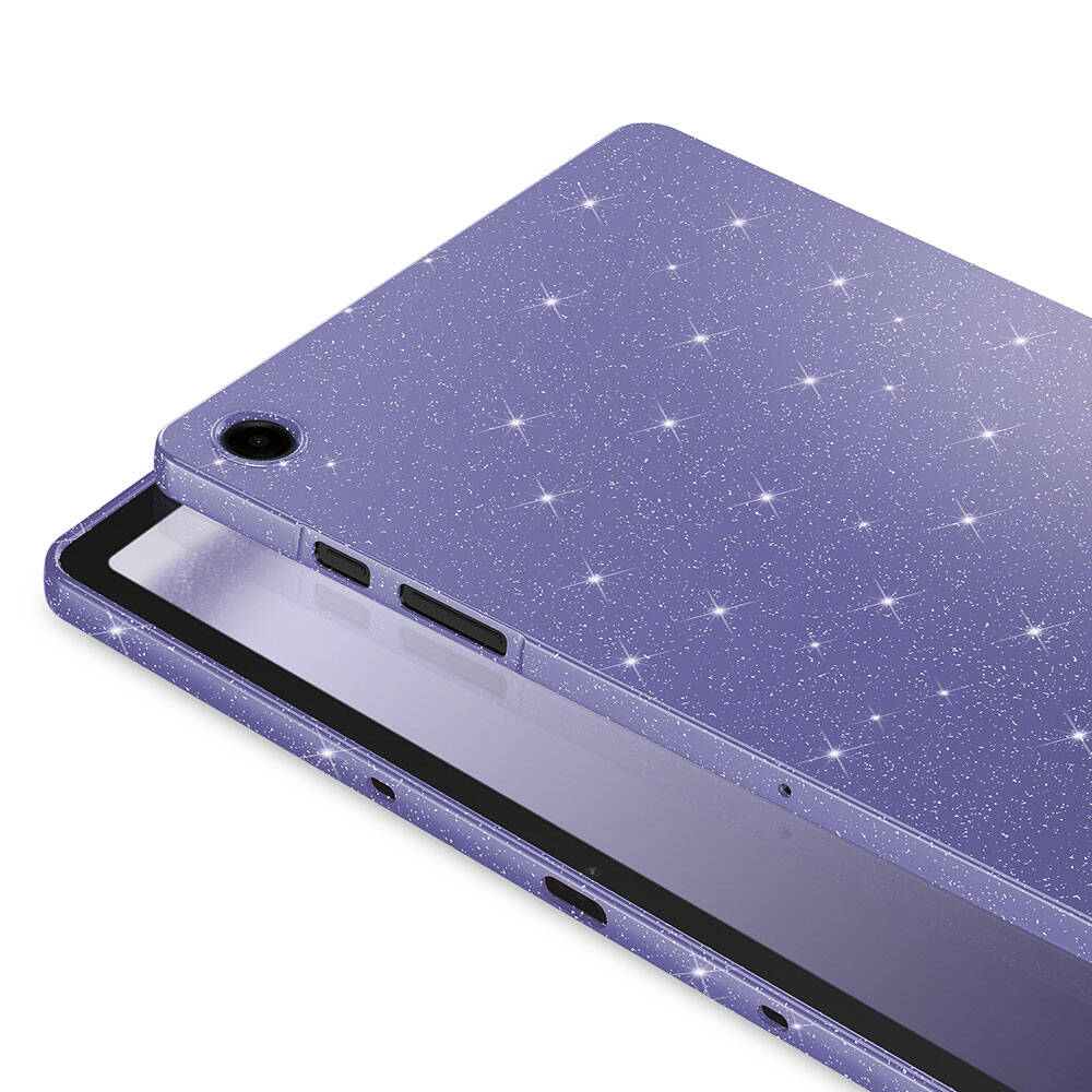 Galaxy Tab A9 Plus Simli Parlak Görünümlü Zore Tablet Koton Kılıf Pembe